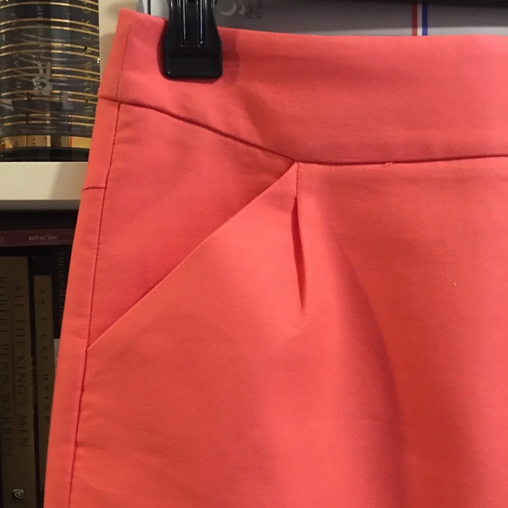 J Crew Coral Pink Skirt